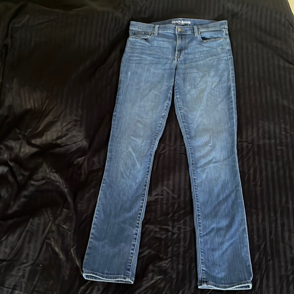 DNKY mid rise skinny jeans